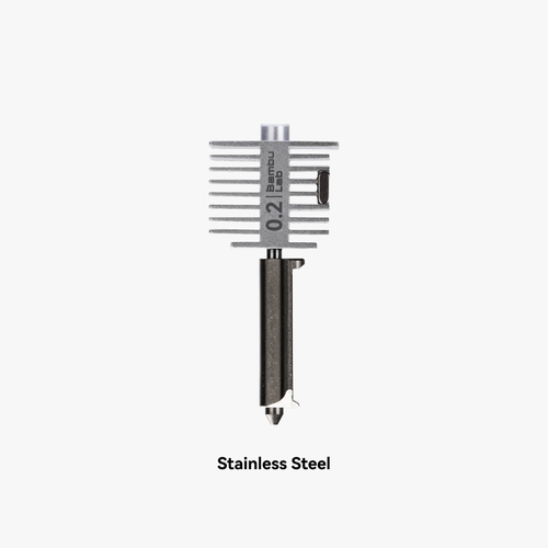 Bambu Lab Paslanmaz elik Hotend 0.2 Nozzle - A1 Serisi