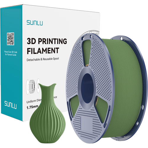 SUNLU PLA Filament Zeytin Ye�ili 1.75mm 1kg