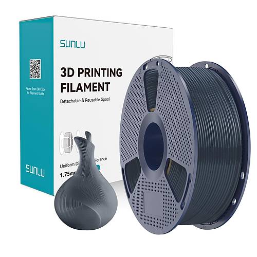 SUNLU PLA Transparan �effaf Filament Siyah 1.75mm 1kg