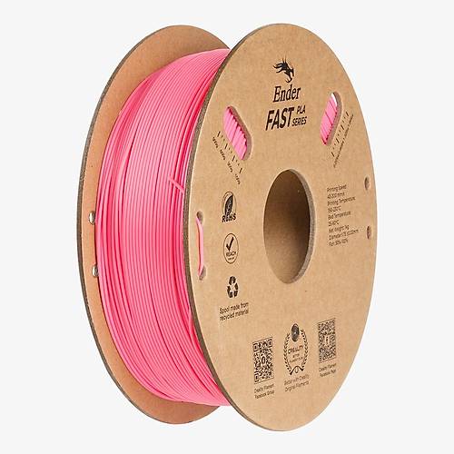 Creality Ender Fast PLA Filament Pembe 1.75mm 1kg