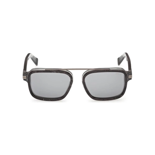Zegna EZ0299 20A Grey Striped Erkek G�ne� G�zl���