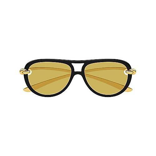 Bottega Veneta BV1418S 001 Knot Aviator Shiny Black Sar� Kad�n G�ne� G�zl���