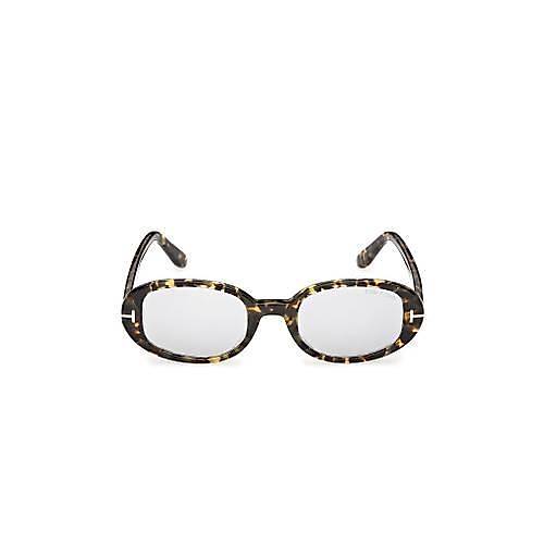 Tom Ford Iggy TF1364 55C Tokyo Havana Smoke Mirror Oval Kadin Gunes