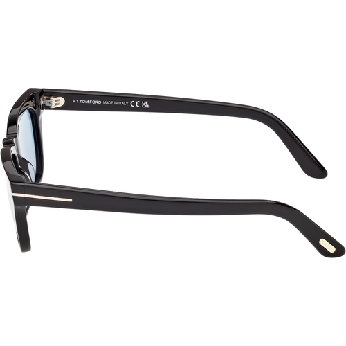 Tom Ford Penn-02 FT1362 01V Unisex G�ne� G�zl��� Siyah Mavi Lens