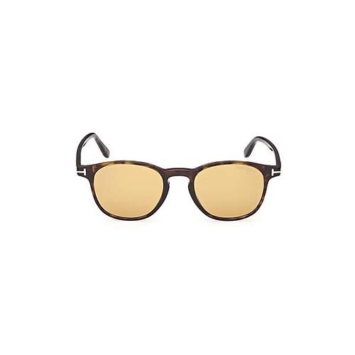 Tom Ford Holt-02 FT1302 52E Dark Havana G�ne� G�zl���