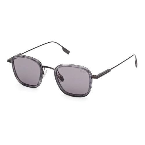Zegna EZ0277 20A Grey Striped Erkek G�ne� G�zl���
