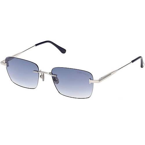 Tom Ford Jake-02 FT1354 16W Parlak Paladyum Mavi Degrade Unisex G�ne� G�zl���