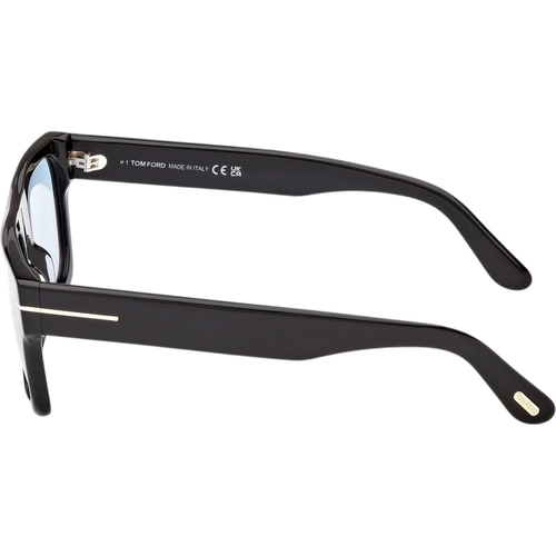 Tom Ford Cyrus-02 FT1337 01V Erkek G�ne� G�zl��� Siyah Mavi Lens