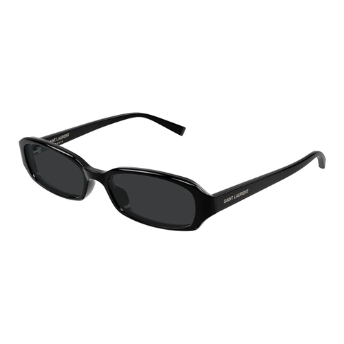 Saint Laurent SL 872 Erin 001 Black Oval Full Black Gunes Gozlugu