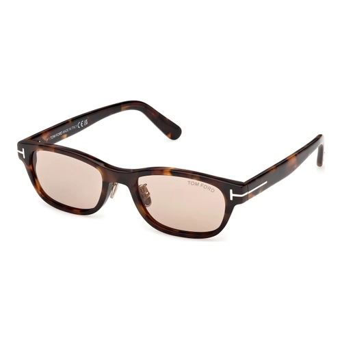Tom Ford FT1352 52E Kad�n G�ne� G�zl��� Dark Havana Rectangular