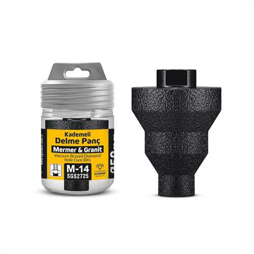 SGS2725 M14 20-35-50mm Mermer Ve Granit Kademeli Delme Panç