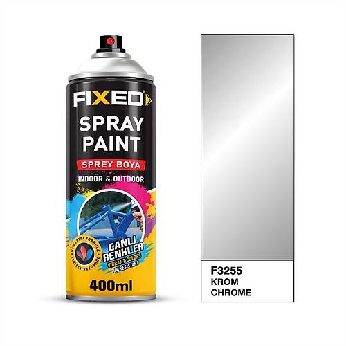 Fixed F3255 Sprey Boya Akrilik Krom Efekt 320 GR 400 ML
