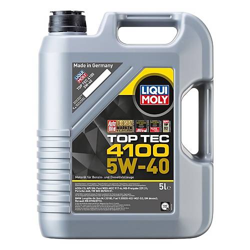 Liqui Moly Top Tec 4100 5W-40 Motor Ya 1 Litre