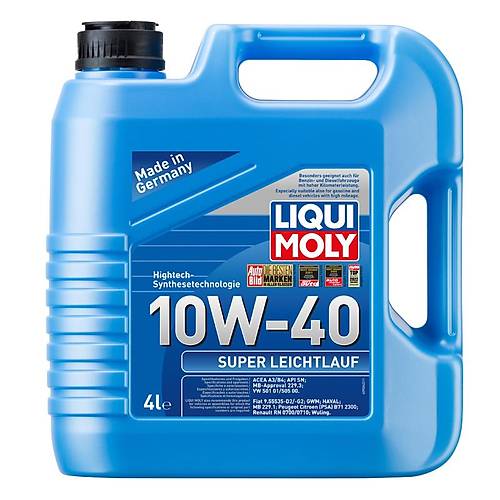 Liqui Moly Sper Leichtlauf 10W-40 Motor Ya 1 Litre