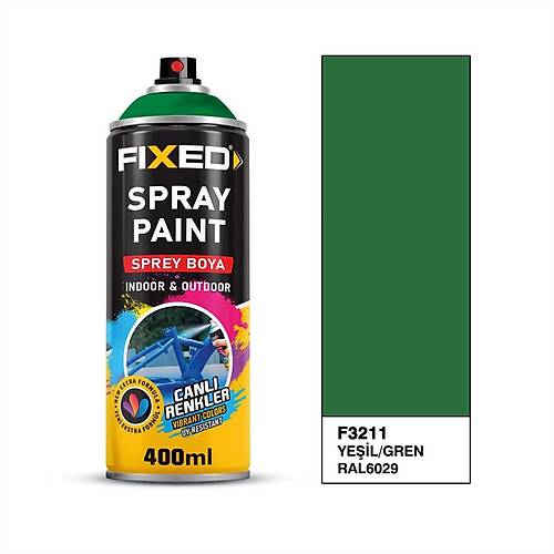 Fixed F3211 Sprey Boya Akrilik Ye�il (RAL6029) 320 GR 400 ML