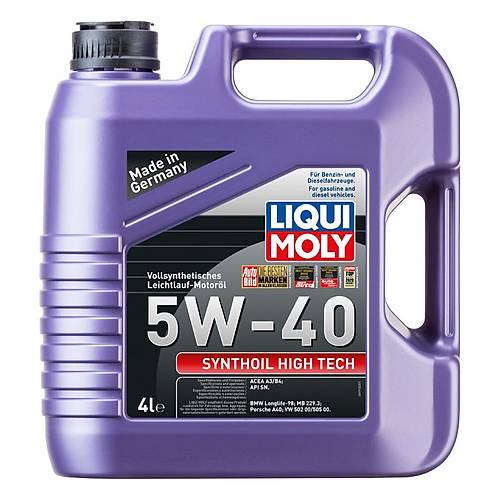 Liqui Moly Synthoil High Tech 5W-40 Motor Ya 1Lt