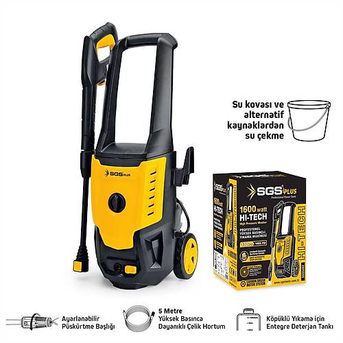 SGS5402 Y�KSEK BASIN�LI YIKAMA MAK�NASI 1600 WATT 130 BAR
