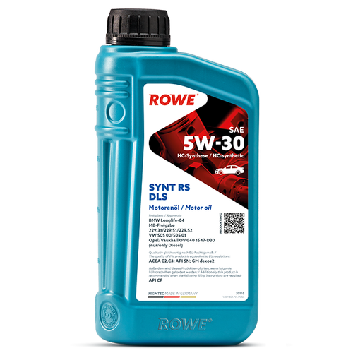 ROWE HIGHTEC SYNT RS DLS SAE 5W-30 - 5LT