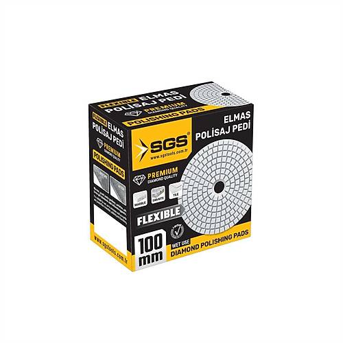 SGS2351 Elmas Polisaj Pedi 100mm 100Kum Islak-Wet