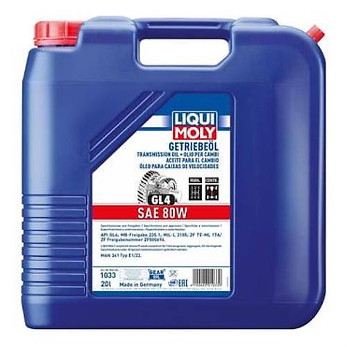 Liqui Moly Touring ANZIMAN Ya GL4 80W  20Litre