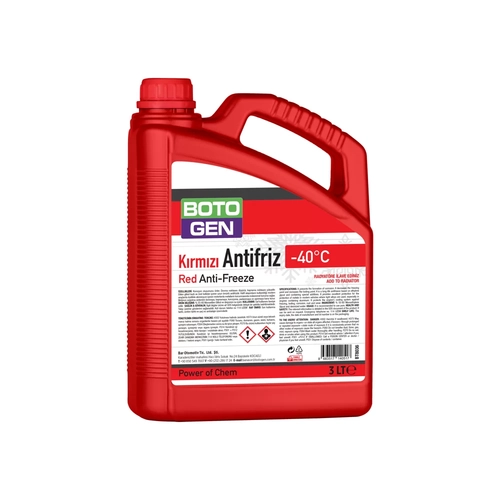 Botogen Antifiriz -40 Derece (sezonluk) Krmz 3LT