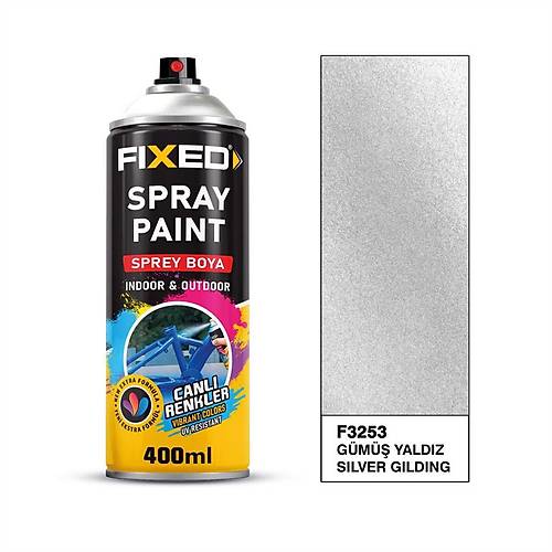 Fixed F3253 Sprey Boya Akrilik G�m�� Yald�z Efekt 320 GR 400 ML