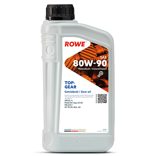 ROWE HIGHTEC TOPGEAR SAE 80W- 1 LT