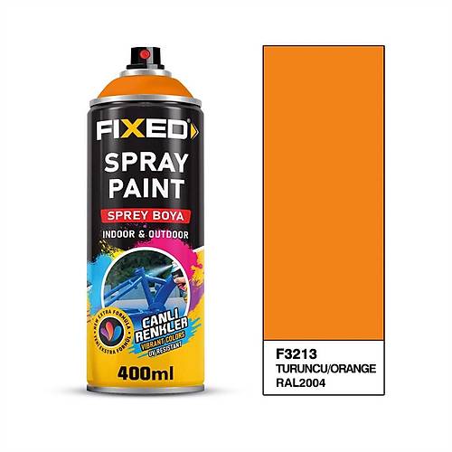 Fixed F3213 Sprey Boya Akrilik Turuncu (RAL2004) 320 GR 400 ML