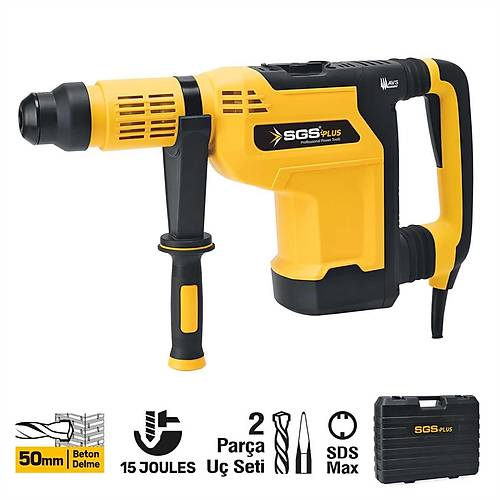 SGS5189 KIRICI-DEL�C� MATKAP 1500WATT 50MM 11KG 15JOULES(SDS MAX)