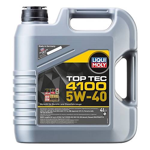 Liqui Moly Top Tec 4100 5W-40 Motor Ya 1 Litre