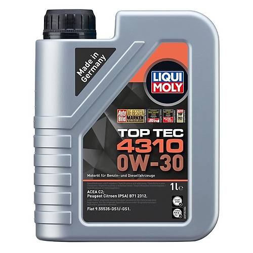 Liqui Moly Top Tec 4310 0W-30 Motor Ya 1 L