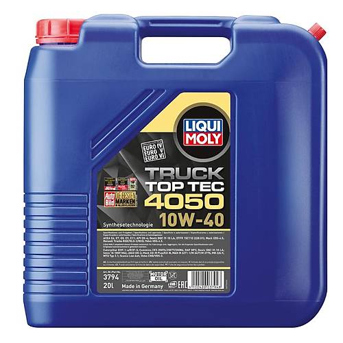 Liqui Moly Top Tec Truck 4050 10W-40 Motor Ya 20 Litre