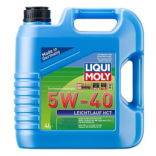 Liqui Moly Leichtlauf HC7 5W-40 Motor Ya 1Lt