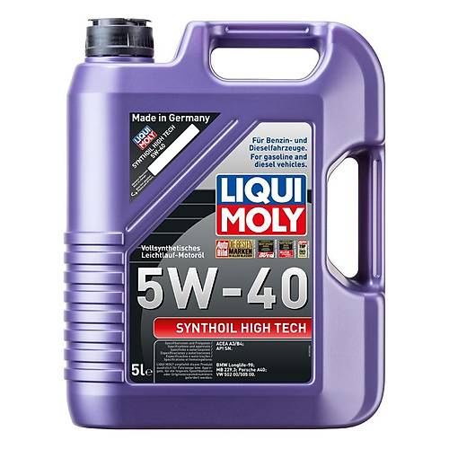 Liqui Moly Synthoil High Tech 5W-40 Motor Ya 1Lt