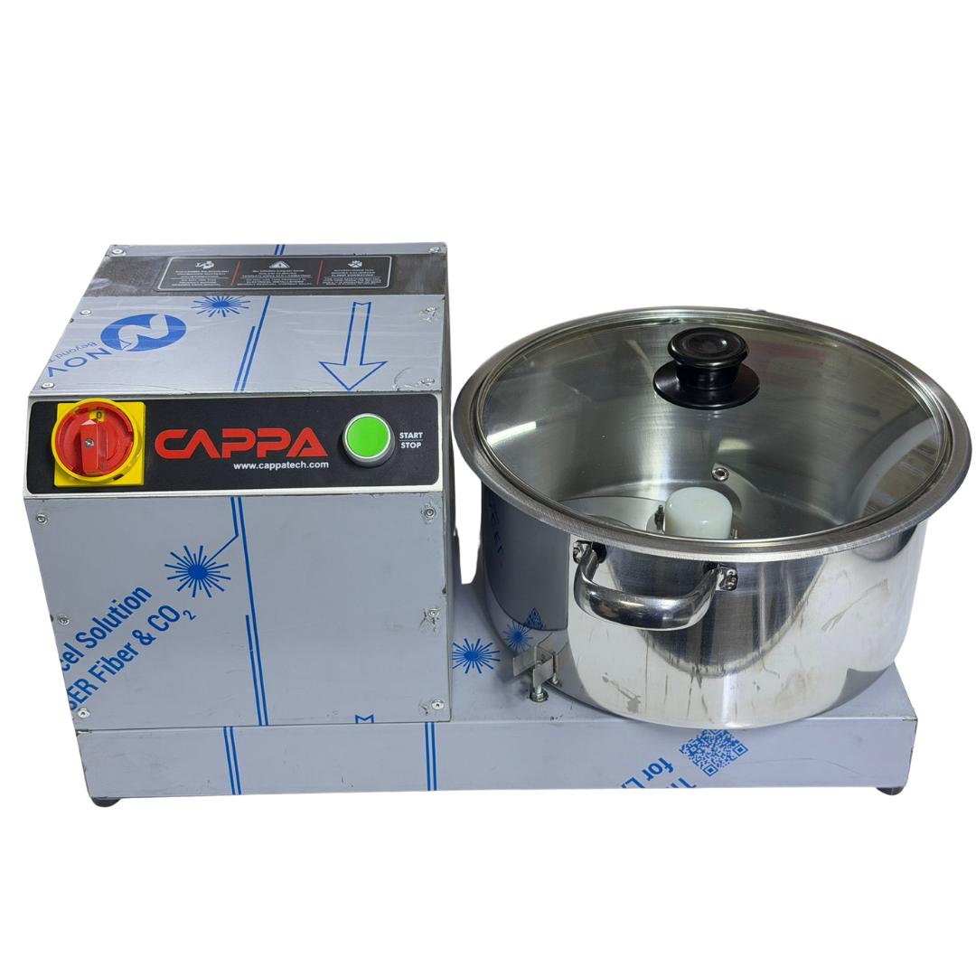 Cappatech Dört Bıçaklı 8 Kg 13 Lt Soğan Doğrama Makinesi | Endüstriyel Sebze Parçalama Makinesi