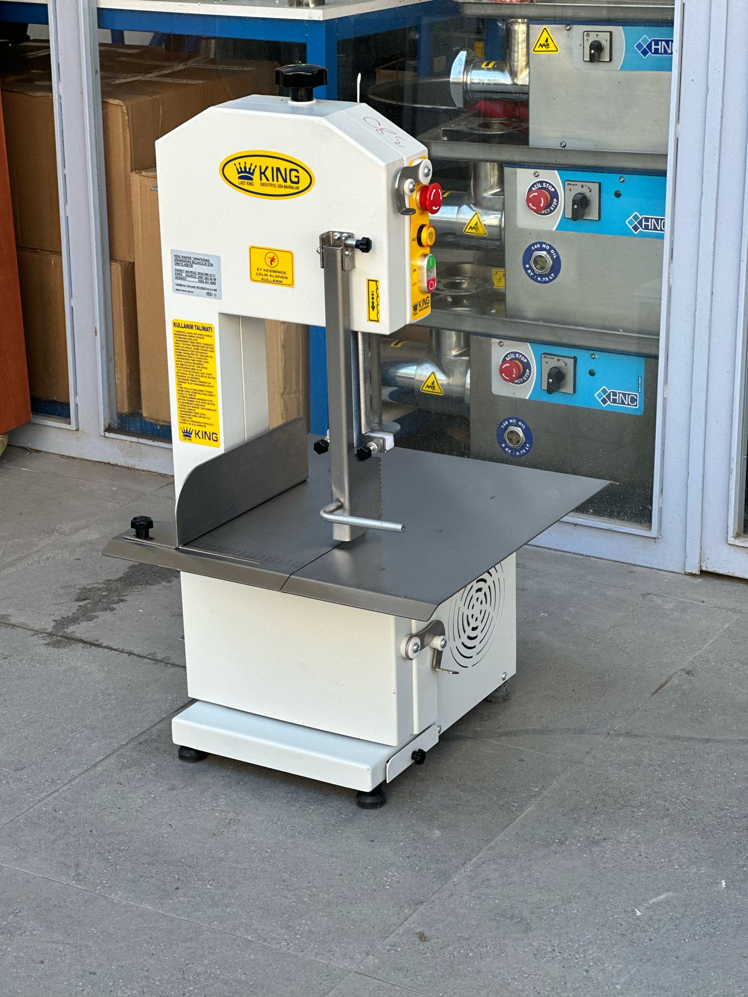 King Et Kemik Kesme Testeresi 220 V 1,5 Kw