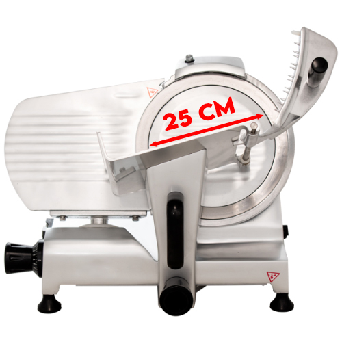 Lavion 25 cm Salam Sosis Dilimleme Makinesi Paslanmaz Gıda Dilimleyici