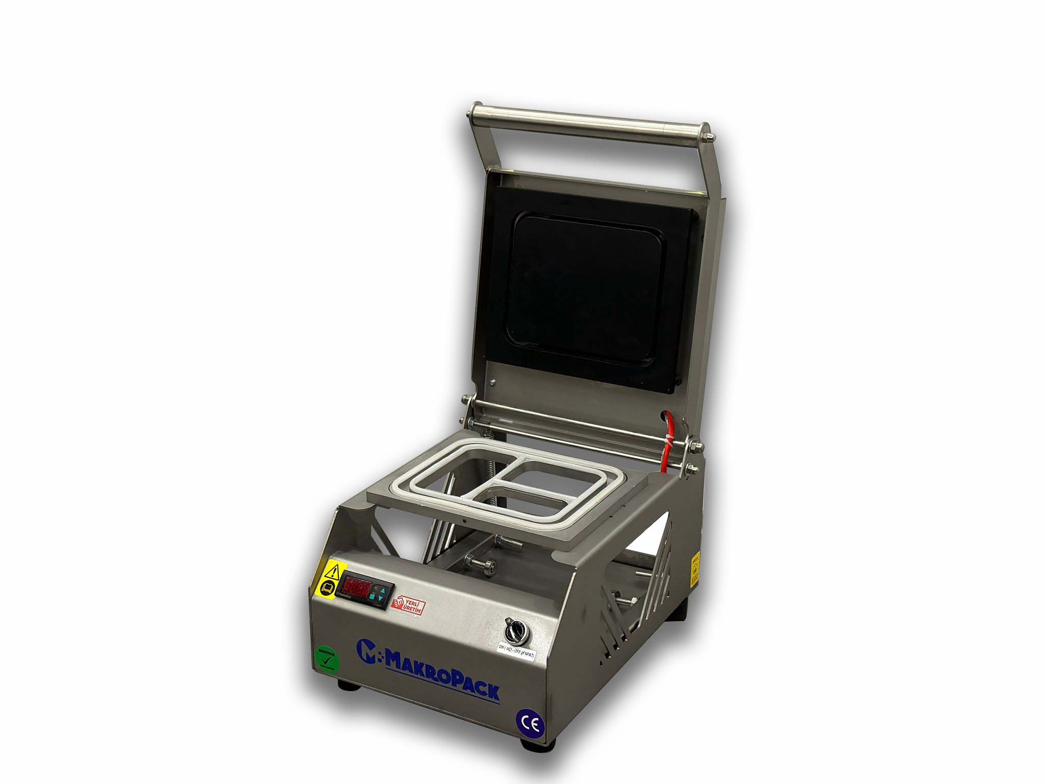 Makropack 3 Bölmeli Tabak Kapatma Makinesi Paslanmaz