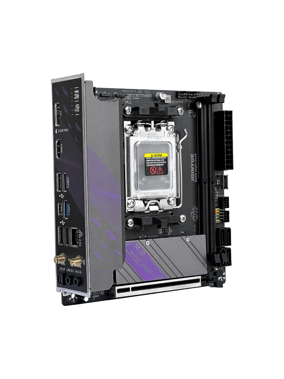 マザーボード　AMD　RYZEN　B650i NightDevil マザーボード AMD RYZEN B650i NightDevil JGINYUE B650I NIGHT DEVIL