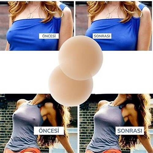 BUFFER Silikon Gs Ucu Kapatc Gizleyici Bant Aparat  Nipple Pad