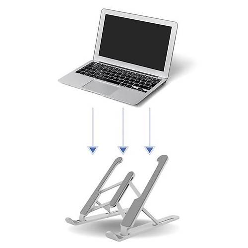 BUFFER Ayarlanabilir Plastik Dizst Destek Taban Katlanabilir Tanabilir Laptop Sehpas Ykselti