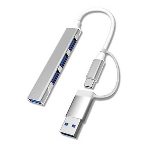 BUFFER 4 Port'lu Balant stasyonu Ultra nce USB Blc TYPE-C tipi oklu Arayz Adaptr Multi Usb oklayc