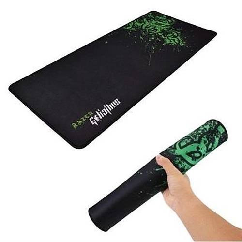 BUFFER 90x40 Mouse Pad Gaming Oyuncu Gamer Kaymaz Taban Byk Boy Ofis Tipi Fare Altl Goliathus