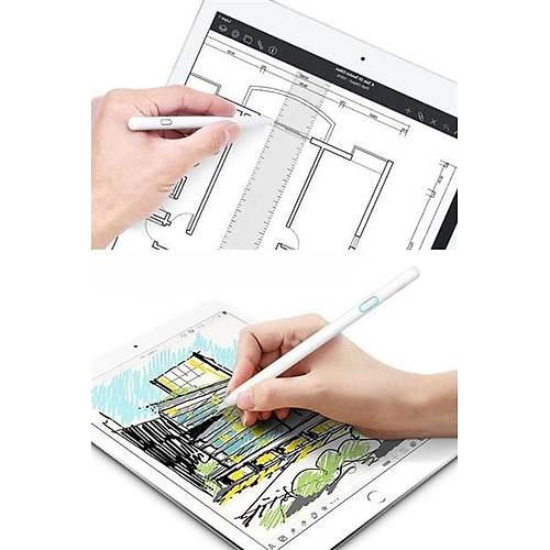 BUFFER Evrensel Tablet ve Dokunmatik Telefonlarla Uyumlu Hassas izim ve Tasarm Kalemi
