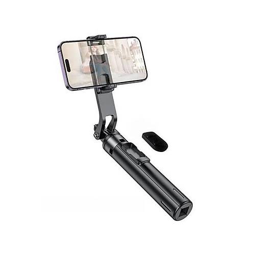 BUFFER Fotoraf Makinas ve Telefon Taklabilen 2si 1 Arada 2.2m Uzayan Selfie ubuu Kumandal Tripod