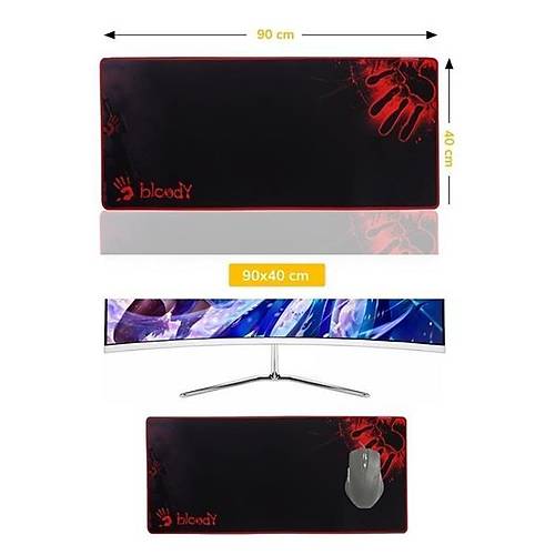 BUFFER 90x40 Mouse Pad Gaming Oyuncu Gamer Kaymaz Taban Byk Boy Ofis Tipi Fare Altl Goliathus