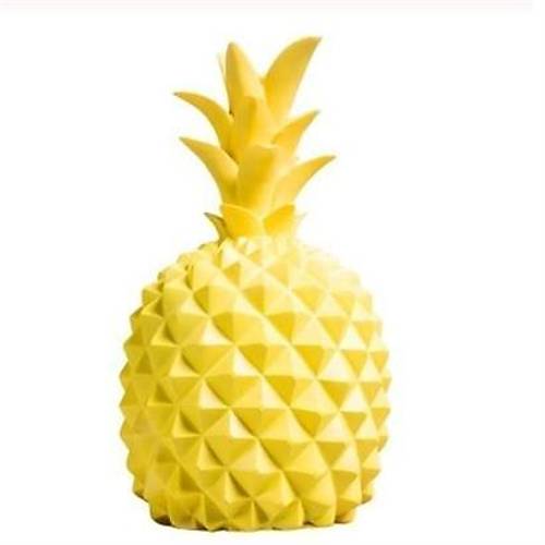 BUFFER Ananas eklinde Desenli Byk Boy Pilli Masa ve Gece Lambas