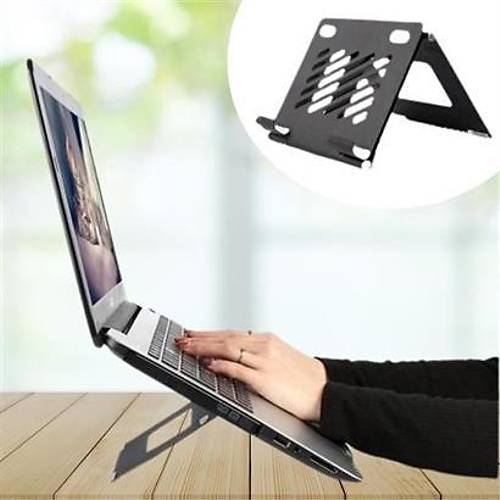 Buffer  Ayarlanabilir Metal Dizst Destek Taban Katlanabilir Tanabilir Laptop Sehpas Stand