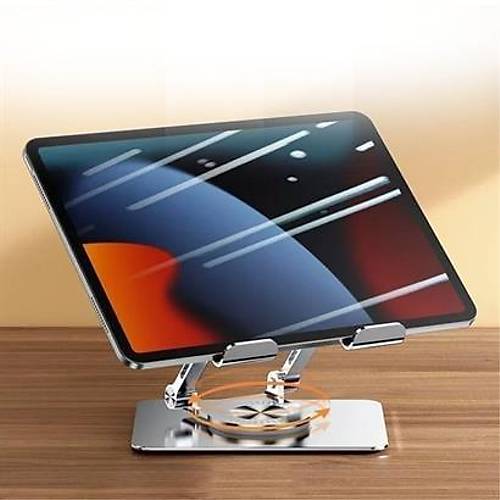 BUFFER 360 Derece Dnebilen Ykseltilmi Masast Ayarlanabilir  Metal Tablet Stand