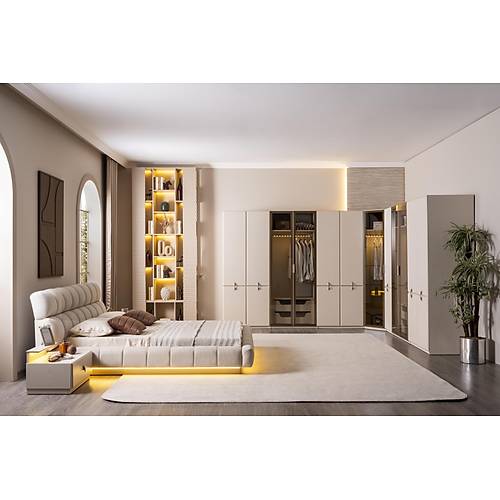 Trend Schlafzimmer-Set mit Eckkleiderschrank